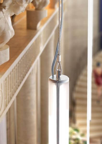 abgehängte LED Rundleuchte